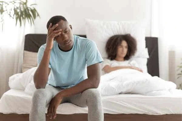 Man upset about ED symptoms Hounslow