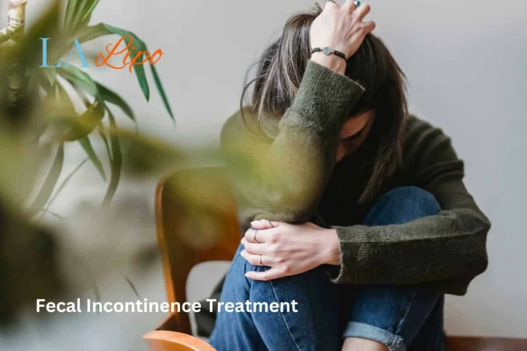 woman worried about fecal incontinence diet Hounslow